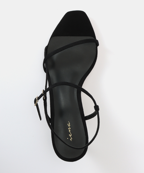 ✳︎新品未使用✳︎IENA ストラップサンダル ブラック 37サイズ IENA サンダル ストラップヒールサンダル BLACK レディース