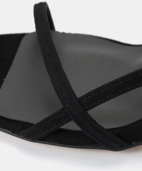 ✳︎新品未使用✳︎IENA ストラップサンダル ブラック 37サイズ IENA サンダル ストラップヒールサンダル BLACK レディース