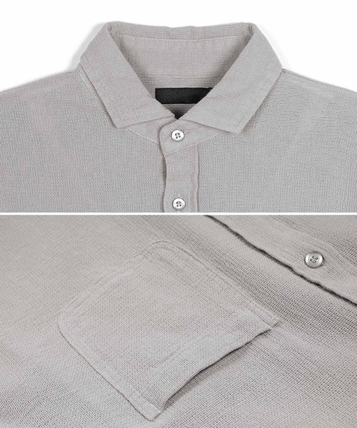 「JIGGYS SHOP」 「roshell」7分袖シャツ X-LARGE ホワイト系その他 メンズ_画像7