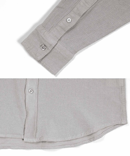 「JIGGYS SHOP」 「roshell」7分袖シャツ X-LARGE ホワイト系その他 メンズ_画像8