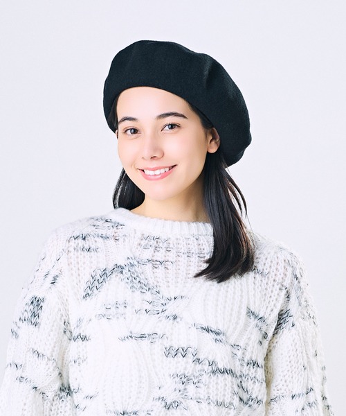 CA4LA ツイードベレー帽 CA4LA ツイードベレー帽 CA4LA ツイードベレー帽