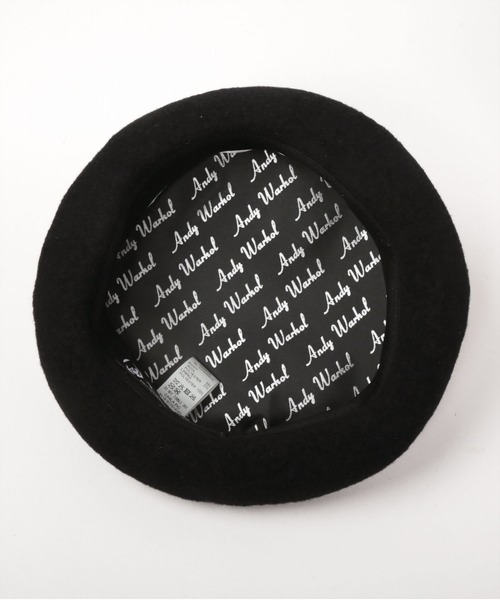 CA4LA（カシラ） 帽子 ベレー帽 ANDY WARHOL ART BERET メンズ