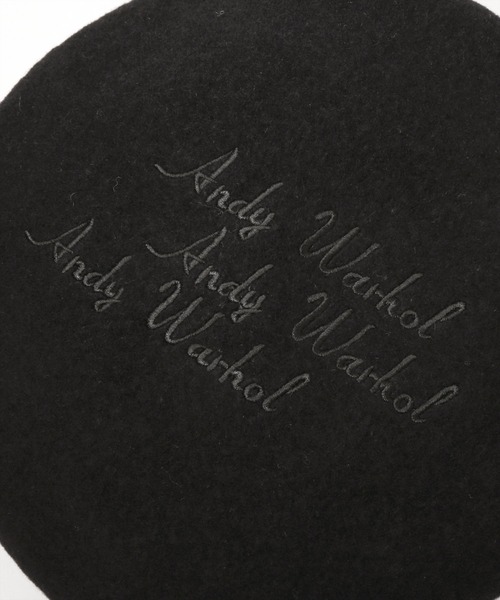 Andy Warhol スカルデザイン ベレー帽 ca4ra CA4LA】ANDY WARHOL ART BERET ベレー CAW00609 | 広島の帽子専門店