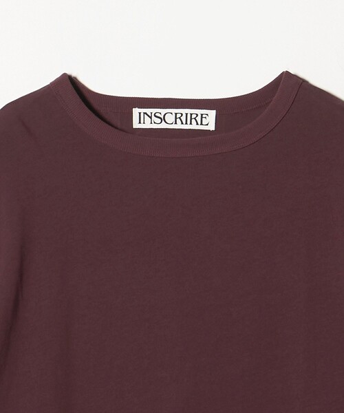 6(ROKU) tシャツ 「別注」「INSCRIRE for 6」HOLE LONG SLEEVE T