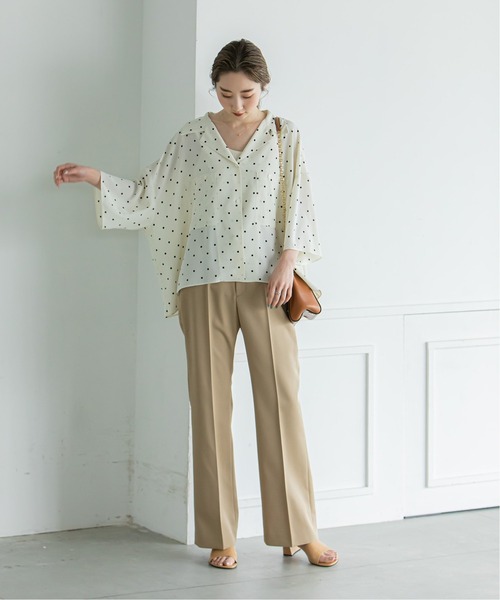 「NOBLE」 半袖ブラウス FREE ホワイト レディース_画像6