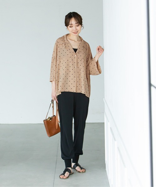 「NOBLE」 半袖ブラウス FREE ホワイト レディース_画像9