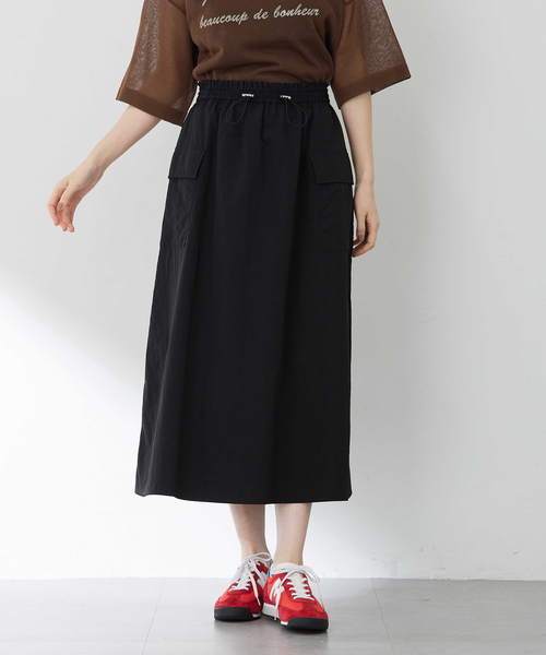 Petit Honfleur（プチオンフルール） スカート ポケットロングスカート
