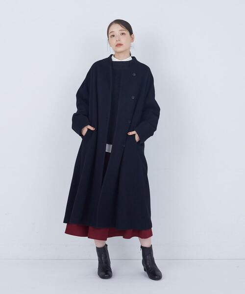 美品✨アデュートリステス 近年モデル フード付 ウール コート ゆったり 大きめ ADIEU TRISTESSE（アデュートリステス） コート アウター ウール
