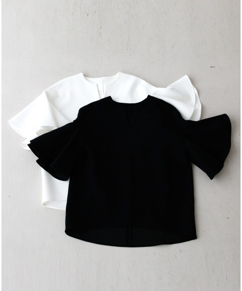 「Ehre style」 半袖カットソー FREE ブラック レディース_画像9