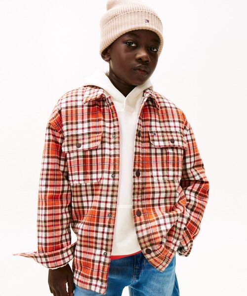 TOMMY HILFIGER（トミー・ヒルフィガー） ブラウス シャツ BOYS 