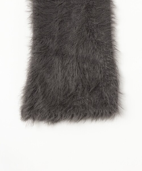 Ray BEAMS レッグウォーマー フェイク ファー レッグ ウォーマー