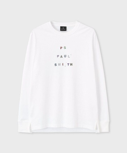 ポールスミス Paul Smith Tシャツ ロンT PS Stamp 長袖 ロングスリーブTシャツ 綿100％  ブランド 正規品 新品 ギフト プレゼント 人気 おすすめ 誕生日 記念日 クリスマス 送料無料 ラッピング無料 PS Paul Smith tシャツ Stamp” ロングスリーブTシャツ / 252553 828R
