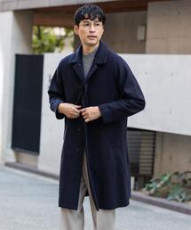 ROSSO ステンカラーコート Sサイズ ブルー URBAN RESEARCH ROSSO MEN ステンカラーコート コート スーパー100