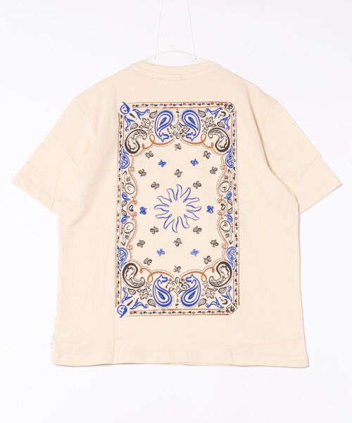 Desigual（デシグアル） tシャツ ペイズリー柄のTシャツ メンズ