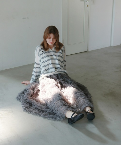 期間限定価格Olu. 【mic】ティアードチュールスカートwhite2025年版 mic by Olu. スカート ティアードチュールスカート : ZOZOTOWN Yahoo