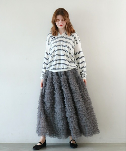 mic by Olu. スカート ティアードチュールスカート : ZOZOTOWN Yahoo