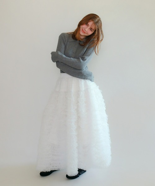 olu. ボリュームティアードスカート ボリュームティアードスカート