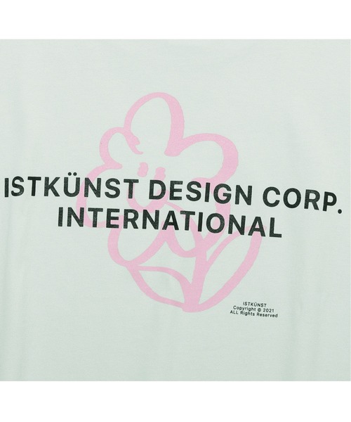 「ISTKUNST」 半袖Tシャツ MEDIUM チャコールグレー メンズ_画像7