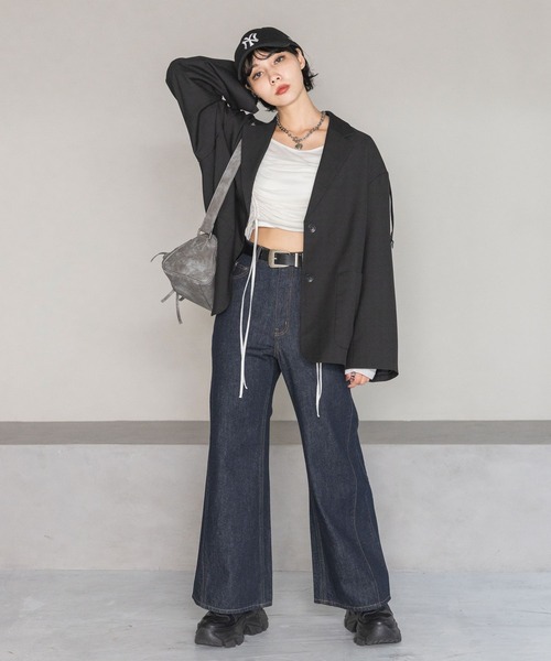 PAGEBOY（ページボーイ） 長袖カットソー FREE ホワイト レディース