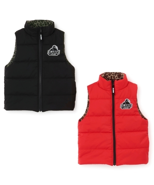 XLARGE KIDS（エクストララージ キッズ） ベスト レオパード