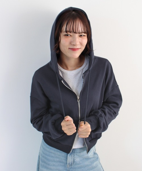 エリザ ダブルジップパーカー サックスブルー Traditional Weatherwear（トラディショナル ウェザーウェア） ダブル
