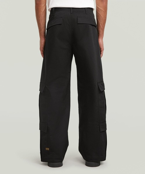 G-STAR RAW カーゴパンツ R-5N 3D PLEATED CARGO/立体裁断ワイドルーズ