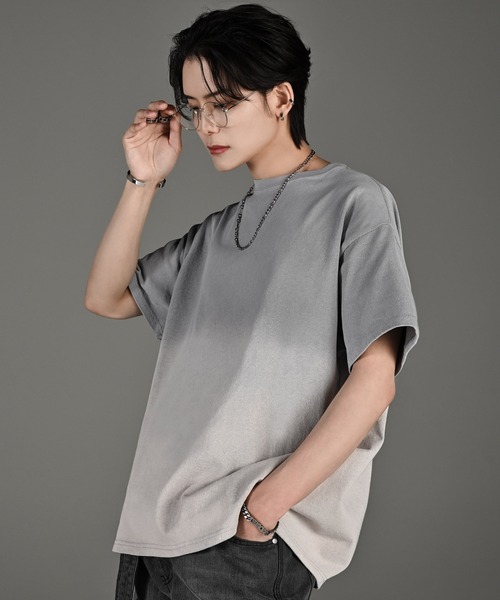 「ADRER」 半袖Tシャツ L ブラック メンズ_画像4