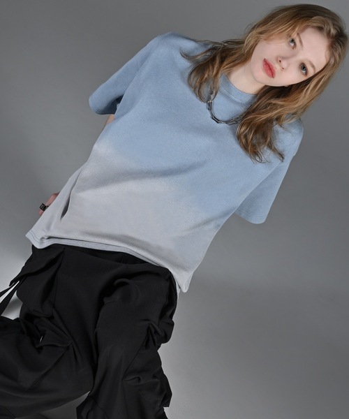 「ADRER」 半袖Tシャツ L ブラック メンズ_画像10