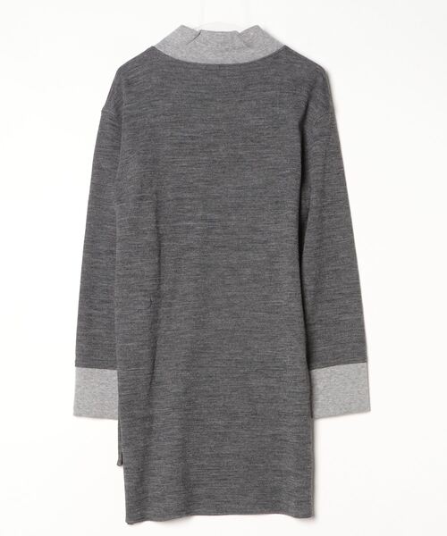 「ability」 長袖ワンピース FREE チャコールグレー レディース_画像2