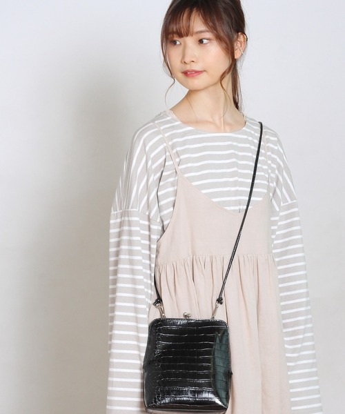 「Crisp」 キャミソールワンピース FREE ベージュ レディース_画像4