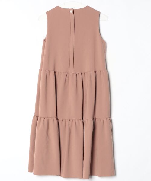 「EFFE BEAMS」 ノースリーブワンピース 38 ピンク レディース_画像2