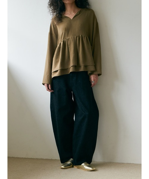 Brown&Street（ブラウンアンドストリート） ブラウス シャツ 落ち感 