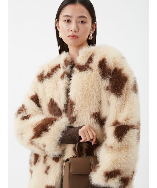 Mila Owen（ミラオーウェン） ノーカラーコート コート マルチ