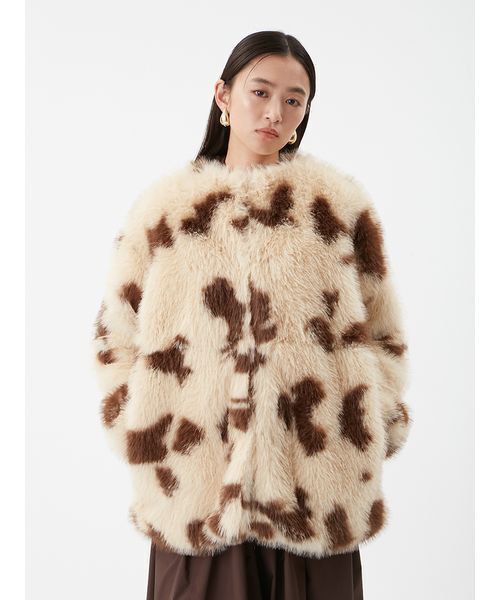 Mila Owen（ミラオーウェン） ノーカラーコート コート マルチ