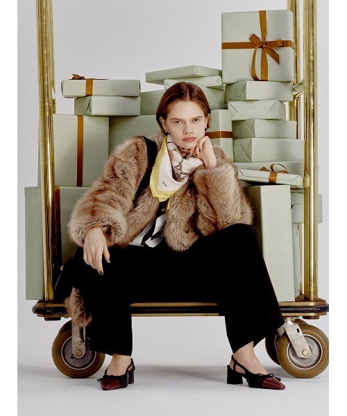 Mila Owen（ミラオーウェン） ノーカラーコート コート マルチ