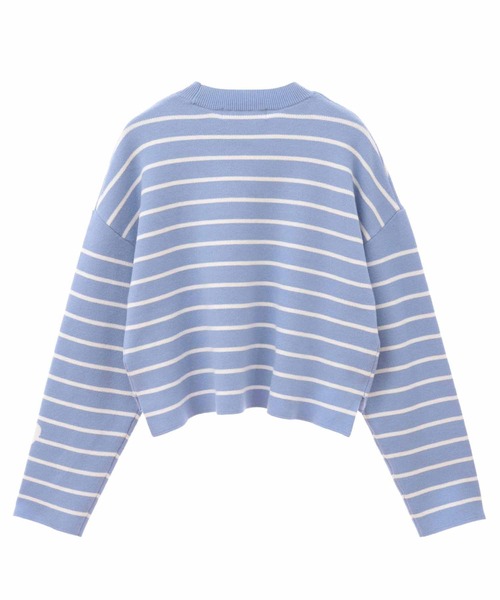 「31 Sons de mode」 長袖ニット 36 ネイビー レディース_画像3