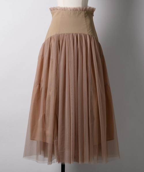 「LA BELLE ETUDE」 フレアスカート FREE ホワイト レディース_画像3