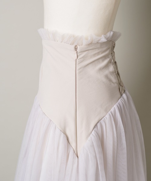 「LA BELLE ETUDE」 フレアスカート FREE ホワイト レディース_画像6