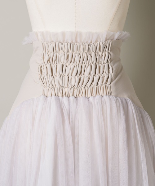 「LA BELLE ETUDE」 フレアスカート FREE ホワイト レディース_画像8