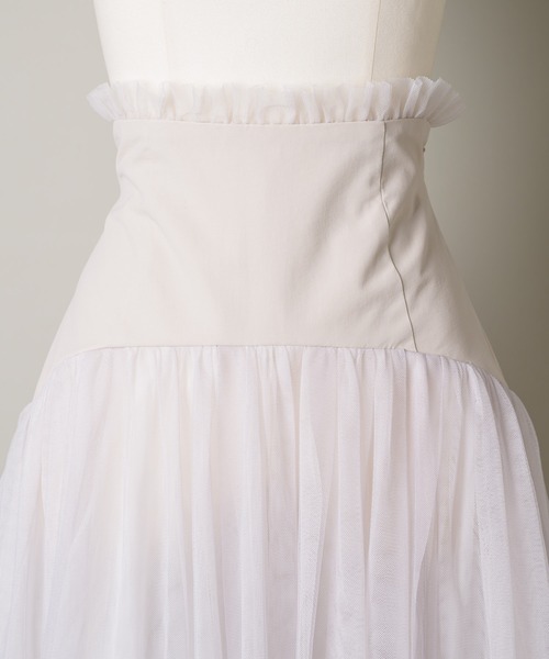 「LA BELLE ETUDE」 フレアスカート FREE ホワイト レディース_画像9