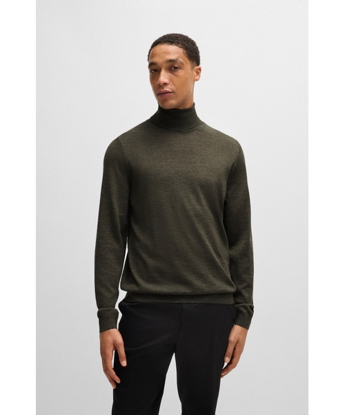 BOSS（HUGO BOSS） セーター ニット レギュラーフィット ロールネック
