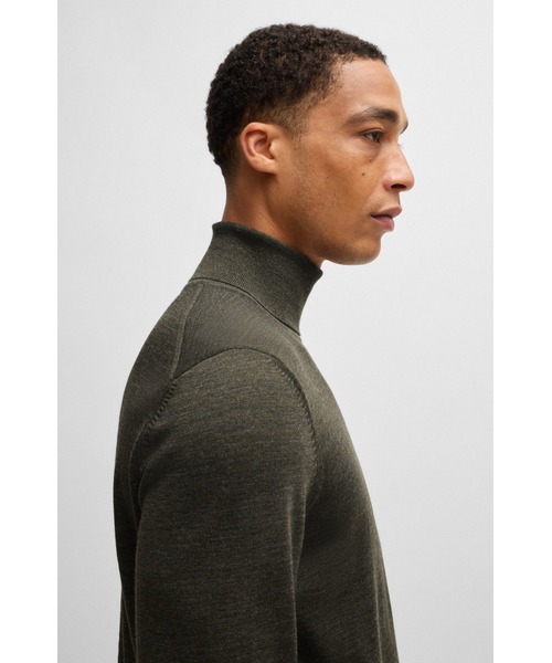 BOSS（HUGO BOSS） セーター ニット レギュラーフィット ロールネック