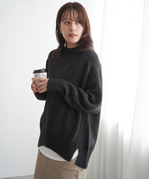 ikka（イッカ） ニット セーター 「雑誌InRed1月号掲載」サイド