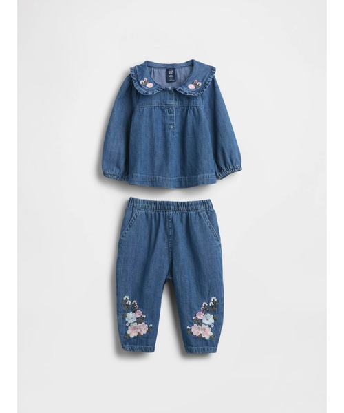 GAP（ギャップ） セットアップ フローラル デニムコーデセット (ベビー