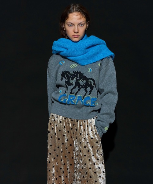 MAISON SPECIAL（メゾンスペシャル） ニット セーター Horse Knit