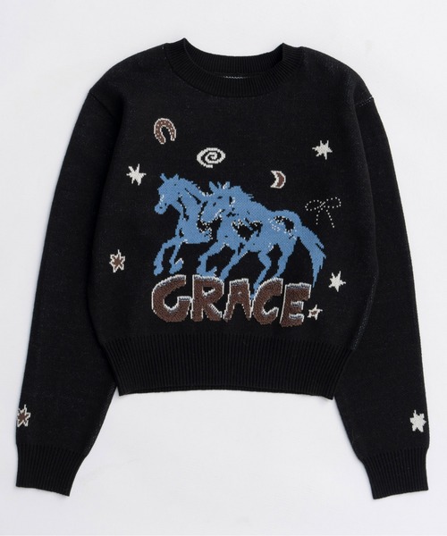 MAISON SPECIAL（メゾンスペシャル） ニット セーター Horse Knit