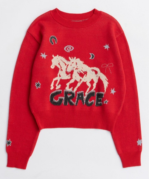 MAISON SPECIAL（メゾンスペシャル） ニット セーター Horse Knit