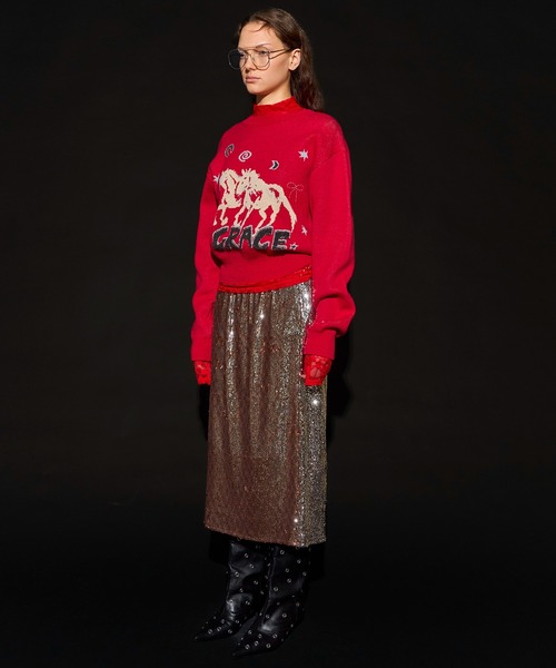 MAISON SPECIAL（メゾンスペシャル） ニット セーター Horse Knit