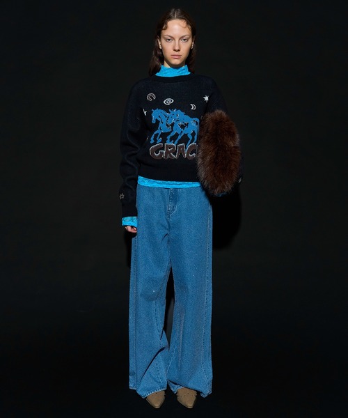 MAISON SPECIAL（メゾンスペシャル） ニット セーター Horse Knit