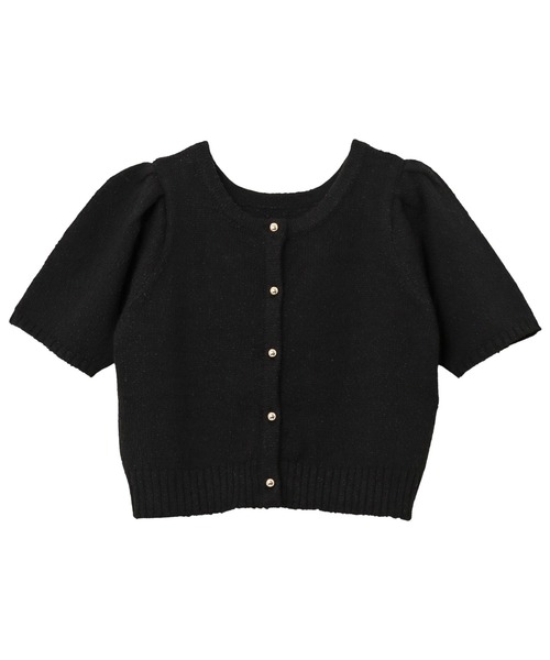 「andme」 半袖ニット M ライトグレー レディース_画像2